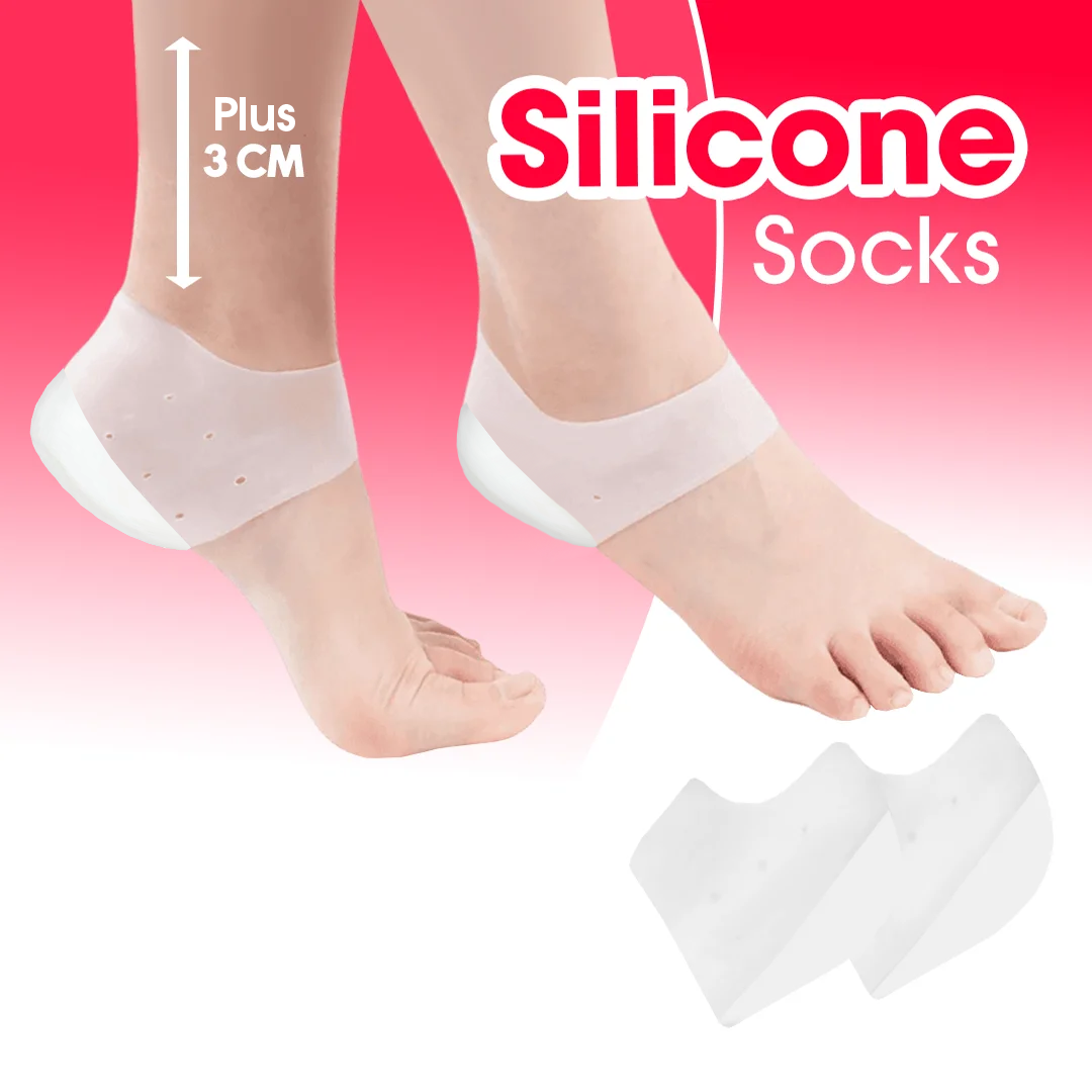 Silicone Socks (2x) | جوارب سيليكون لزيادة الطول