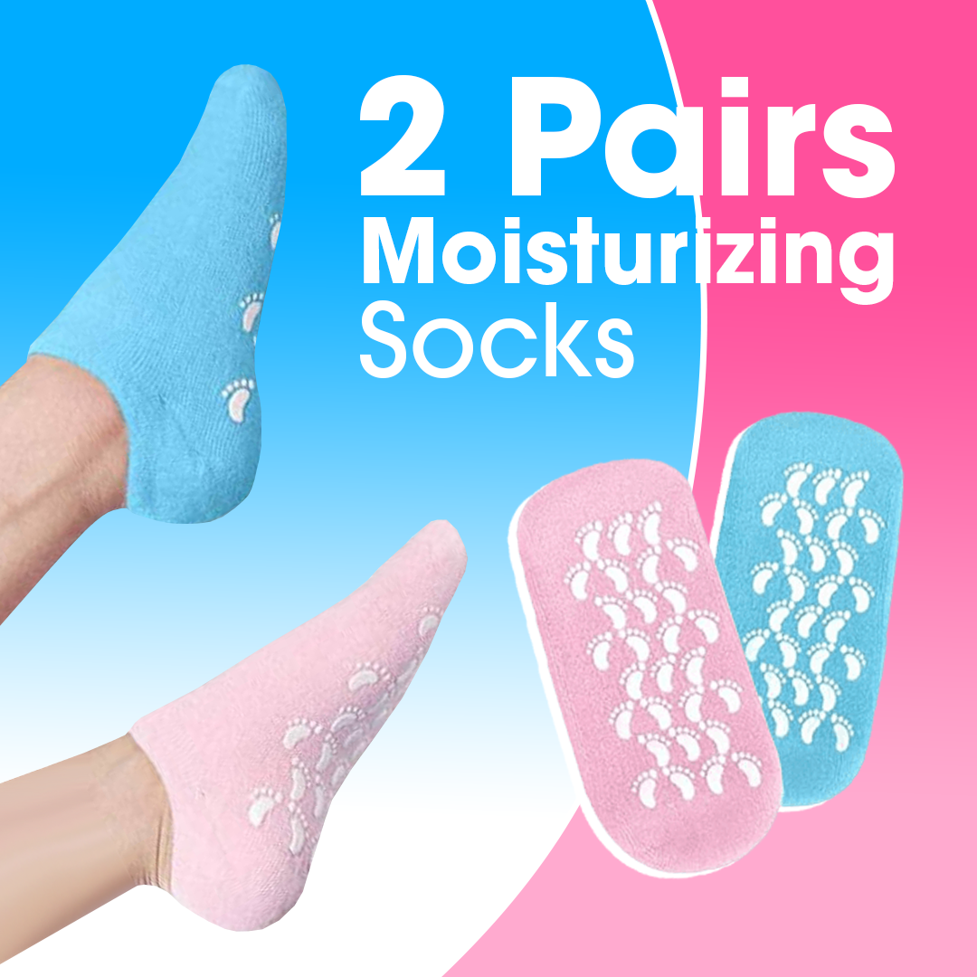 Spa Gel Socks Reusable | جوارب لترطيب القدمين قابلة لإعادة الاستخدام