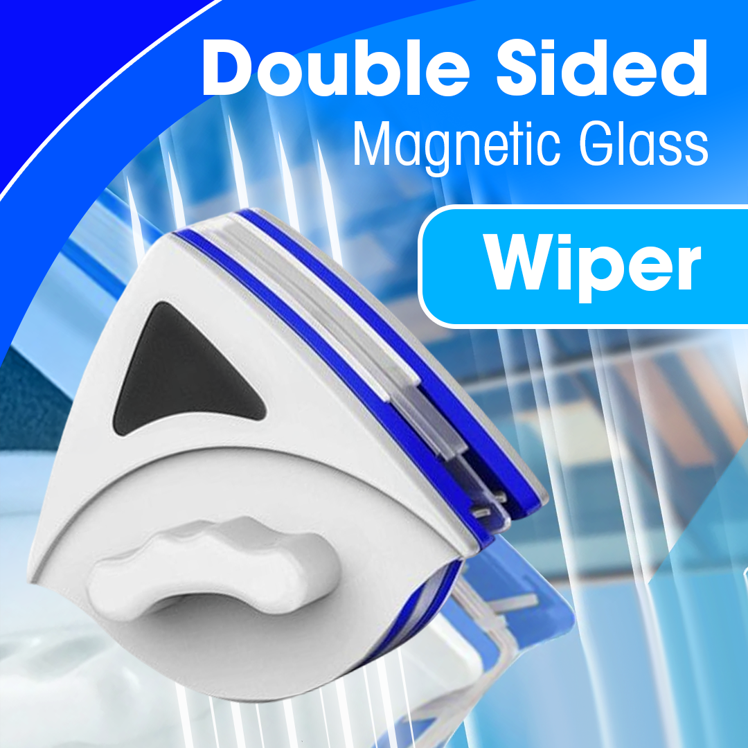 ممسحة الزجاج المغناطيسية مزدوجة الوجهين - Double Sided Magnetic Glass Wiper